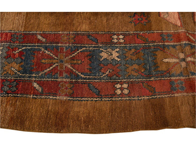 Vintage Bakshaish Tribal Wool Rug 7 X 11