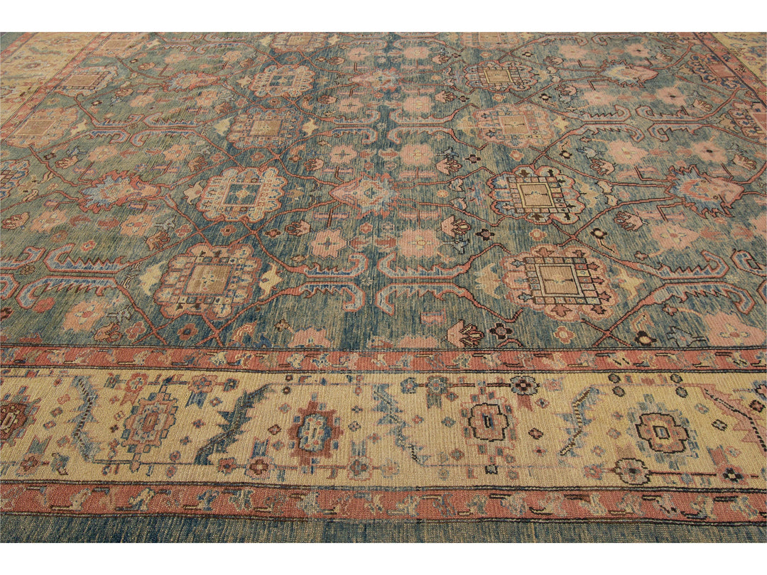 Vintage  Bakshaish wool  Rug, 11' X 14'