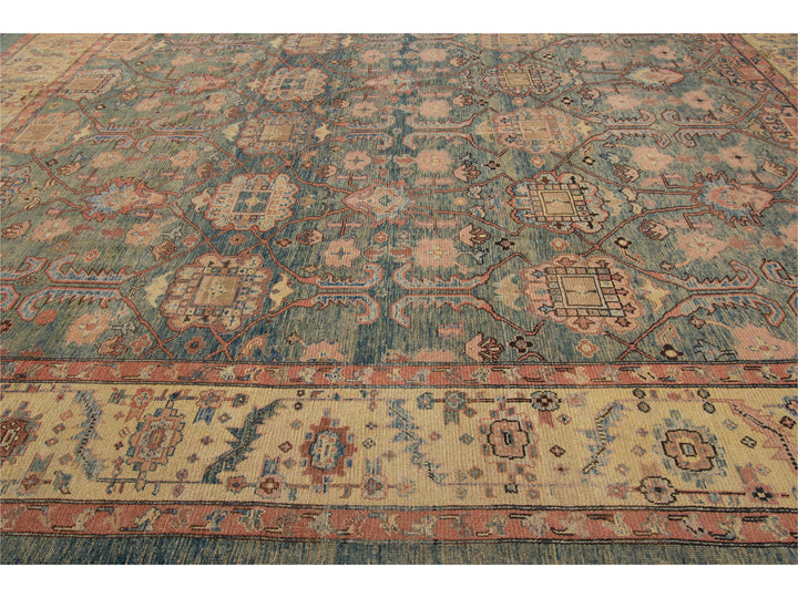 Vintage  Bakshaish wool  Rug, 11' X 14'