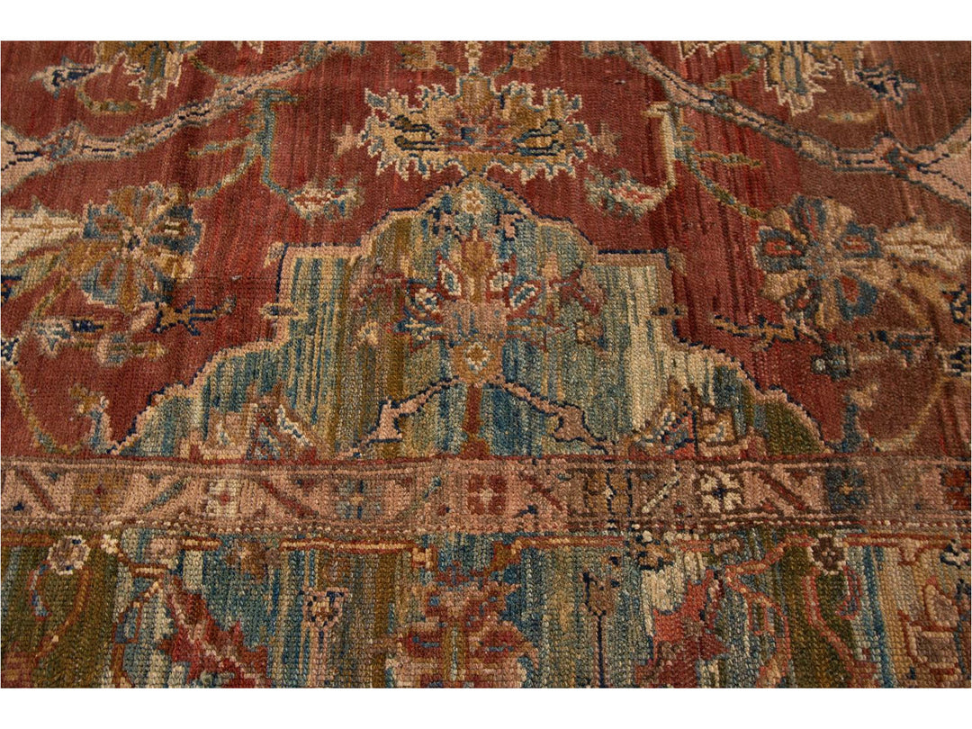 Vintage Bakshaish Tribal Wool Rug 9 X 11