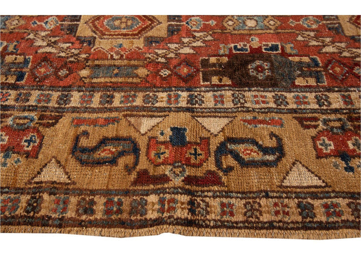 Vintage Bakshaish Tribal Wool Runner 3 X 13