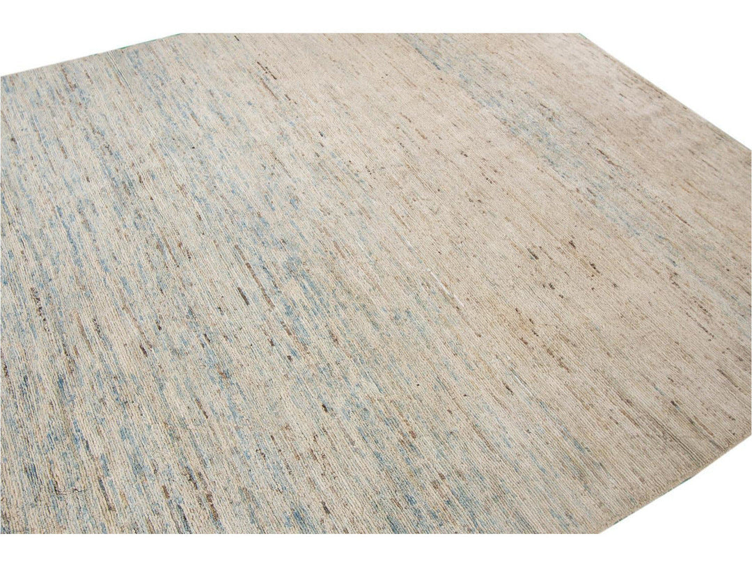 Modern Moroccan-Style Wool Rug 7 x 10