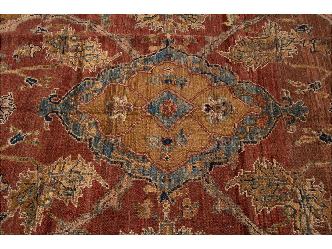 Vintage Bakshaish Tribal Wool Rug 9 X 11