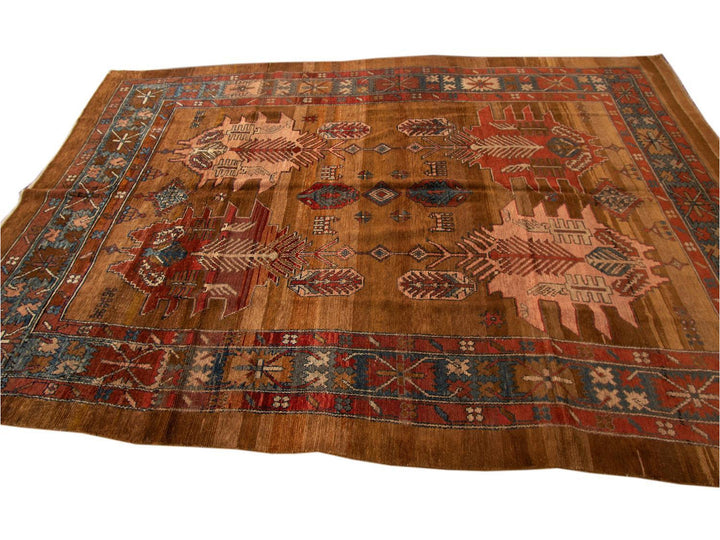 Vintage Bakshaish Tribal Wool Rug 7 X 11