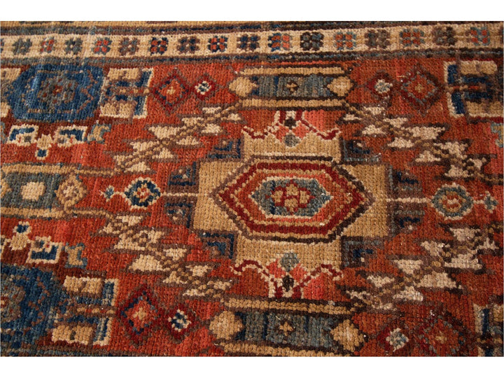 Vintage Bakshaish Tribal Wool Runner 3 X 13