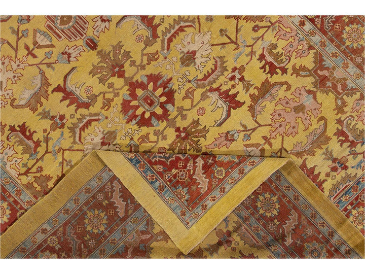 Vintage Bakshaish Tribal Wool Rug 11 X 13