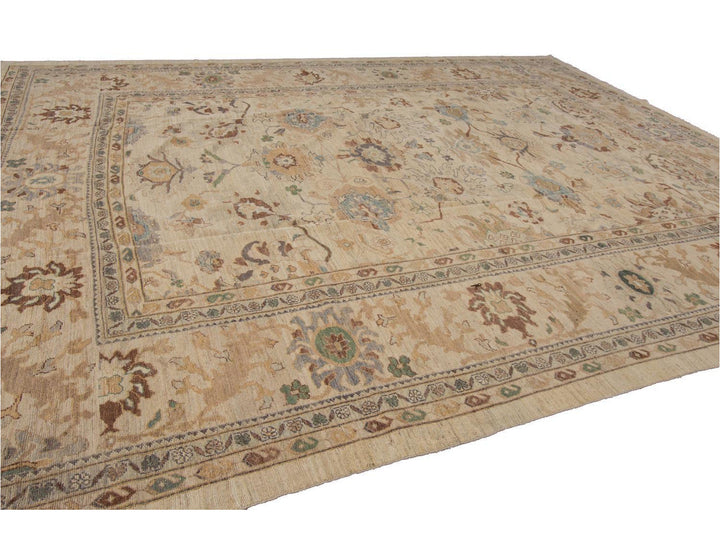 Modern Sultanabad Oversize Wool Rug 12 X 16
