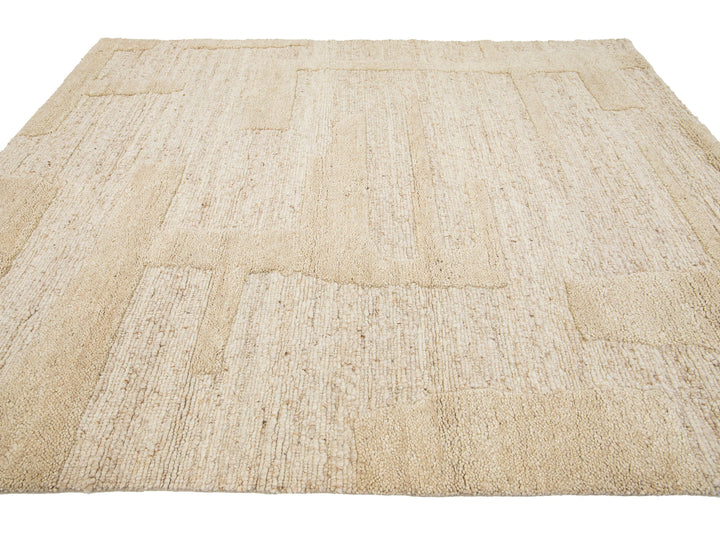 Modern Moroccan Wool Rug 8 X 10