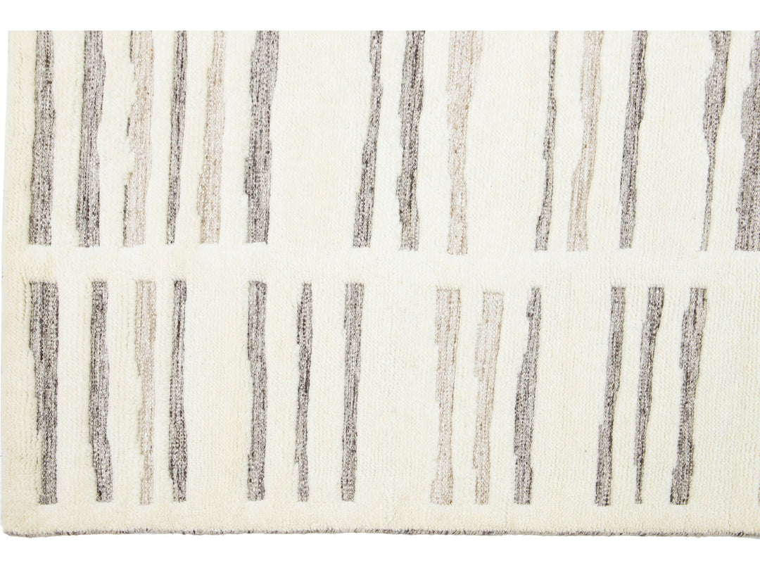 Modern Moroccan Wool Rug 8 X 10