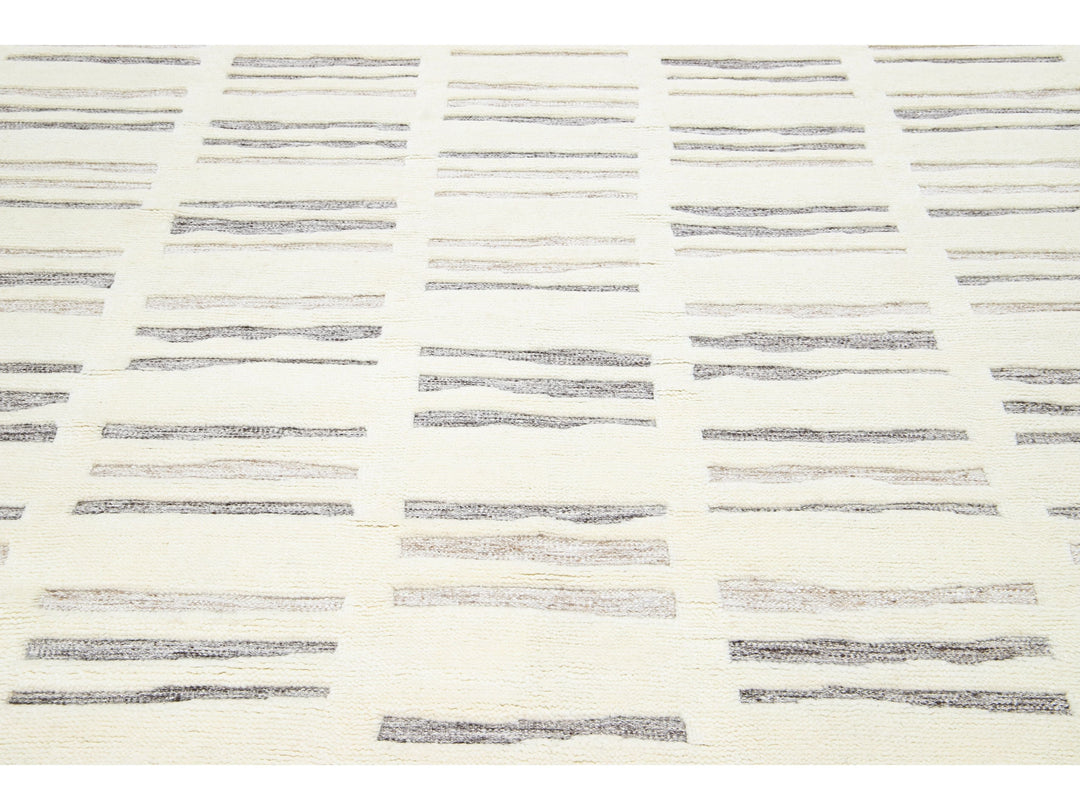 Modern Moroccan Wool Rug 8 X 10