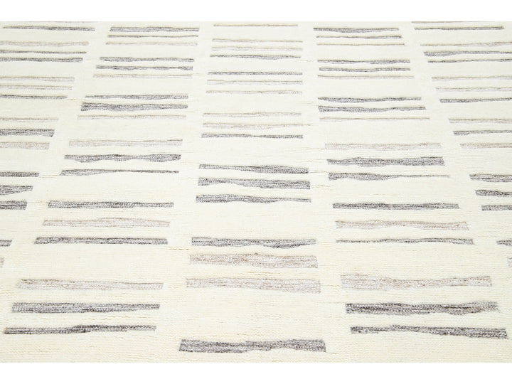 Modern Moroccan Wool Rug 8 X 10