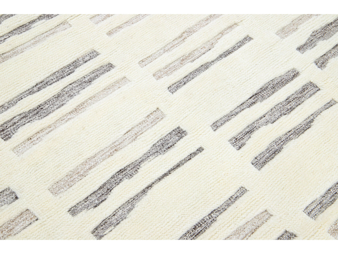 Modern Moroccan Wool Rug 8 X 10