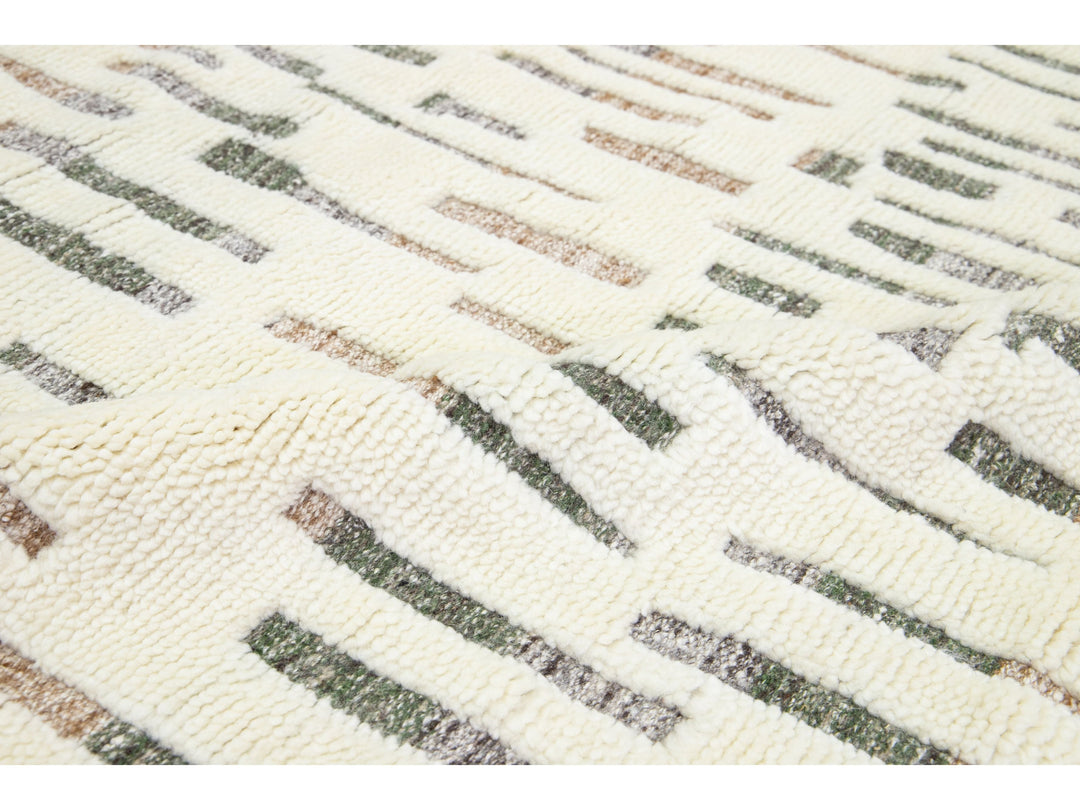 Modern Safi Collection Wool Rug 8 X 10