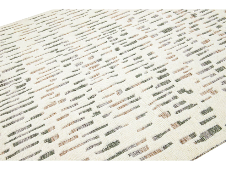 Modern Safi Collection Wool Rug 8 X 10