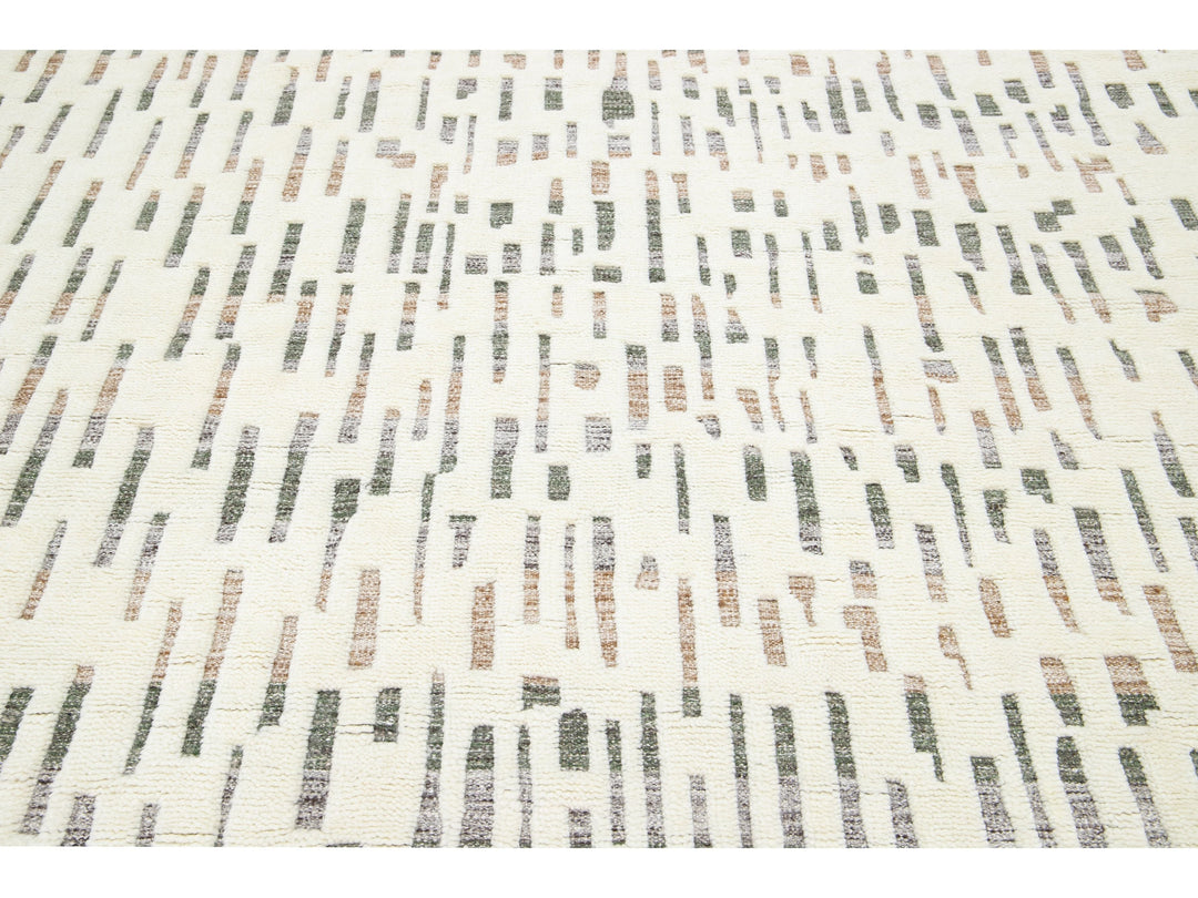 Modern Safi Collection Wool Rug 8 X 10