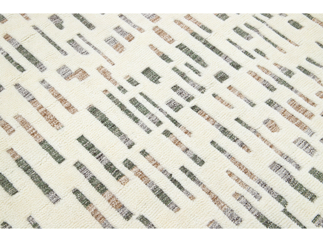 Modern Safi Collection Wool Rug 8 X 10