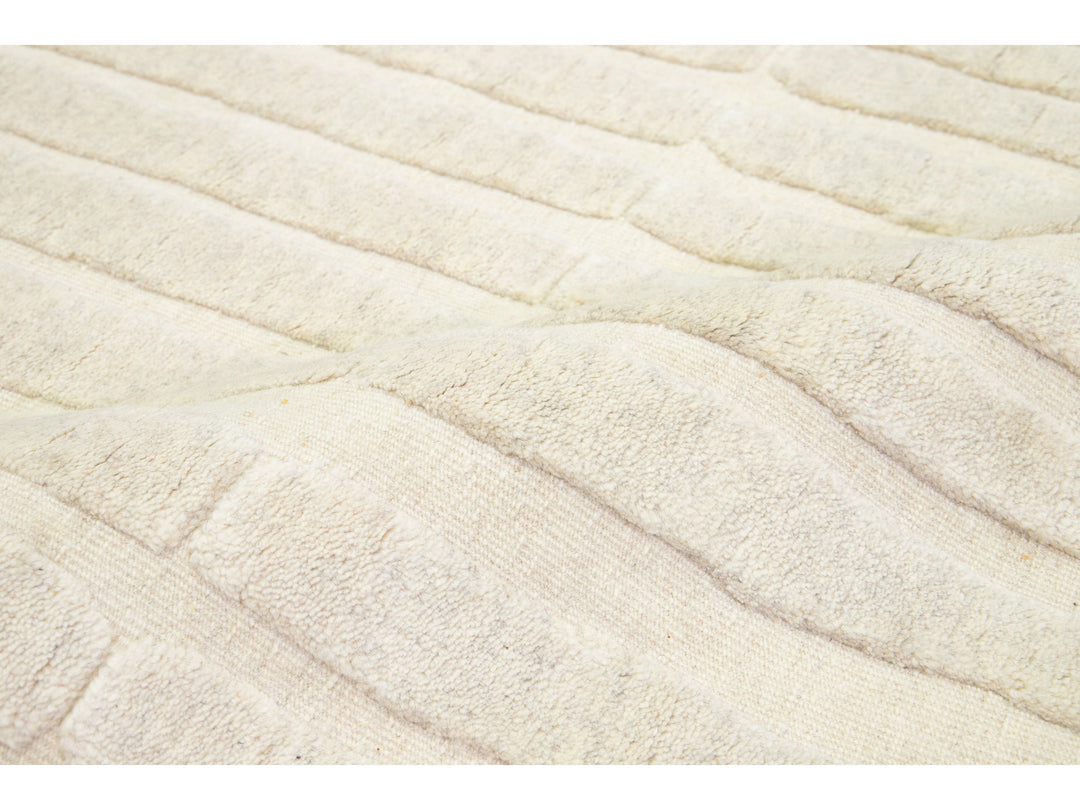 Modern Moroccan Wool Rug 8 X 10