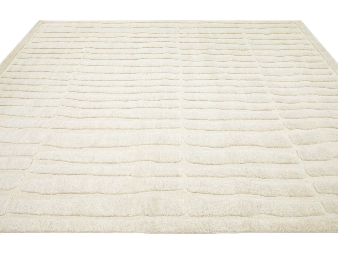Modern Moroccan Wool Rug 8 X 10