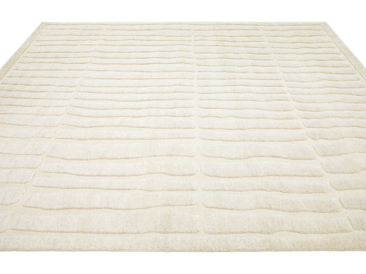 Modern Moroccan Wool Rug 8 X 10
