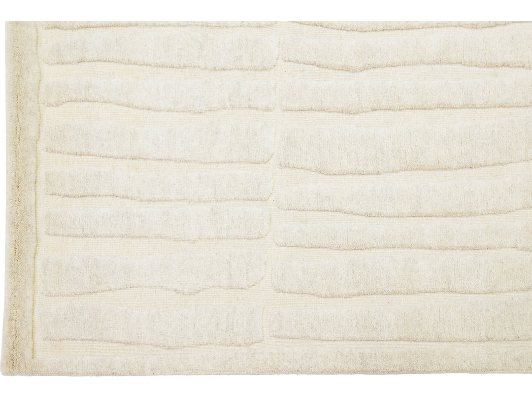 Modern Moroccan Wool Rug 8 X 10