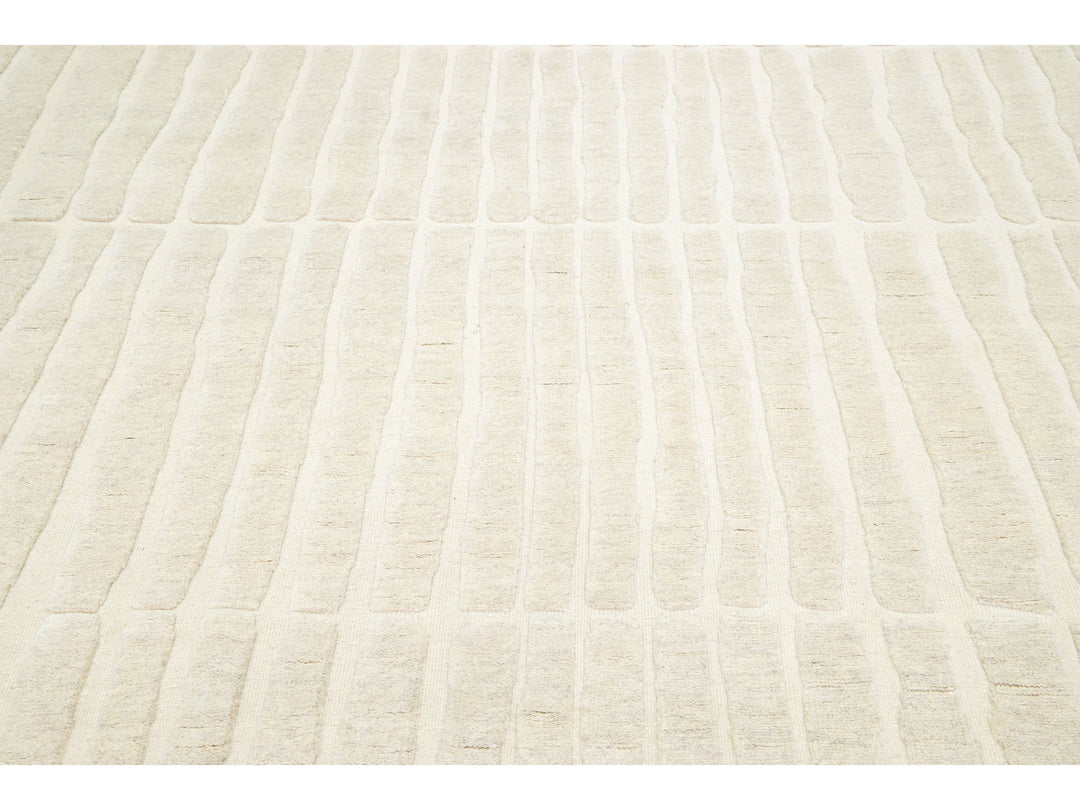 Modern Moroccan Wool Rug 8 X 10