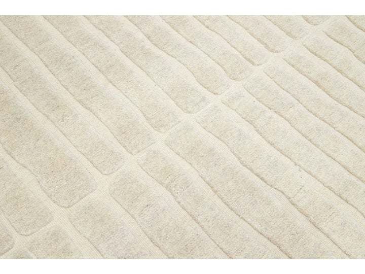 Modern Moroccan Wool Rug 8 X 10