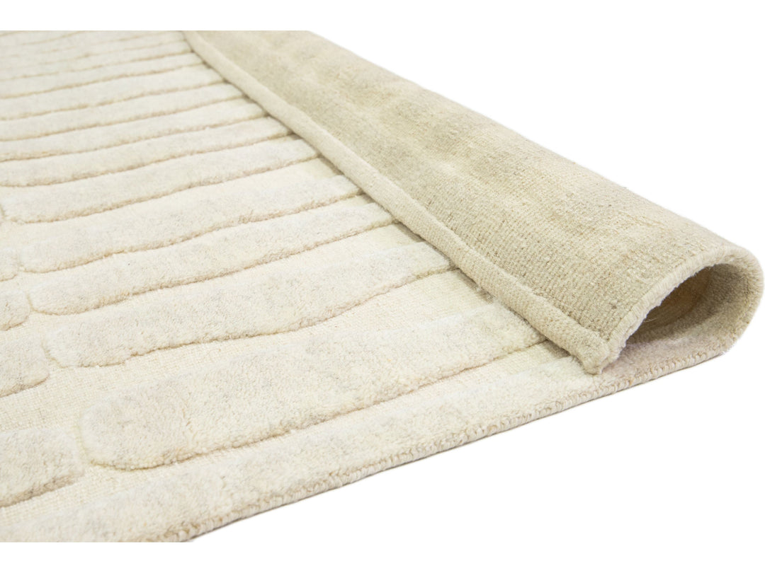 Modern Moroccan Wool Rug 8 X 10