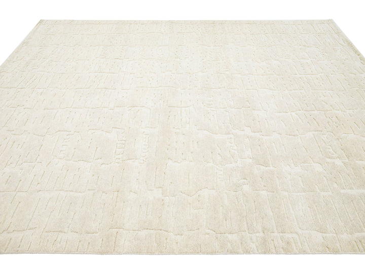 Modern Safi Collection Wool Rug 8 X 10