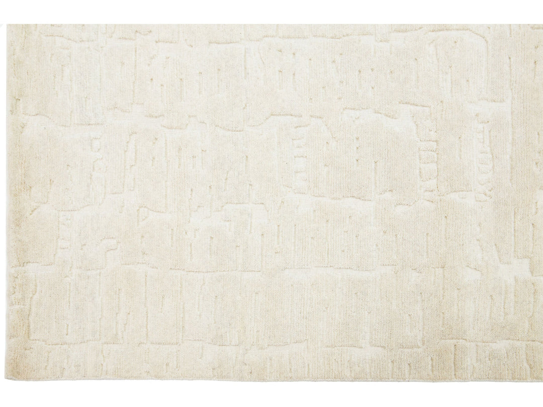 Modern Safi Collection Wool Rug 8 X 10