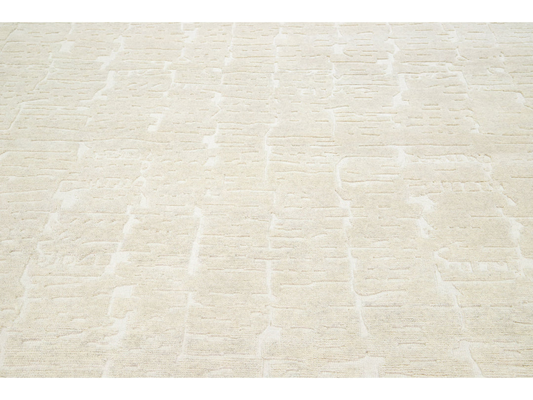 Modern Safi Collection Wool Rug 8 X 10