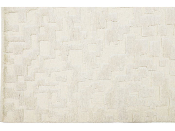 Modern Safi Collection Wool Rug 8 X 10