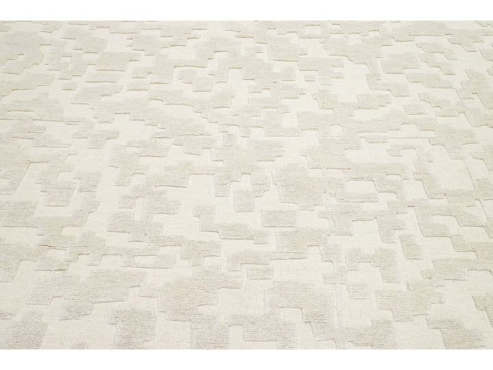 Modern Safi Collection Wool Rug 8 X 10