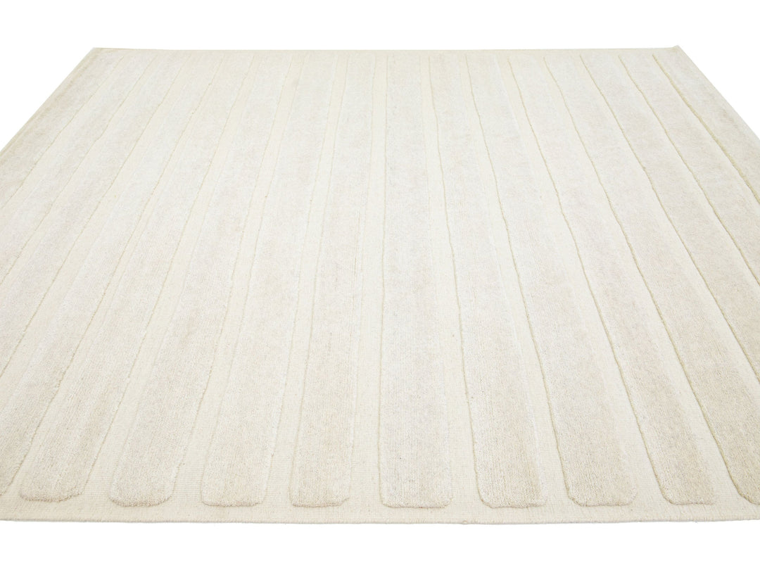 Modern Safi Collection Wool Rug 8 X 10