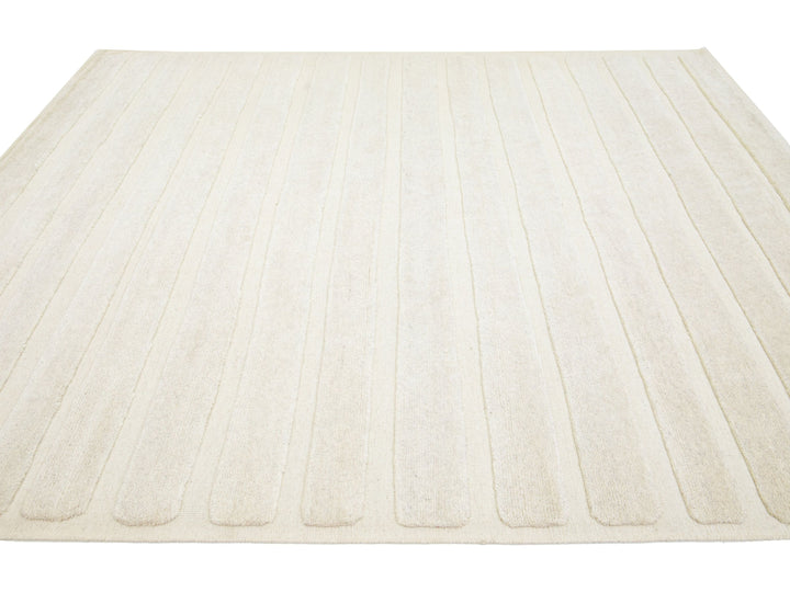 Modern Safi Collection Wool Rug 8 X 10