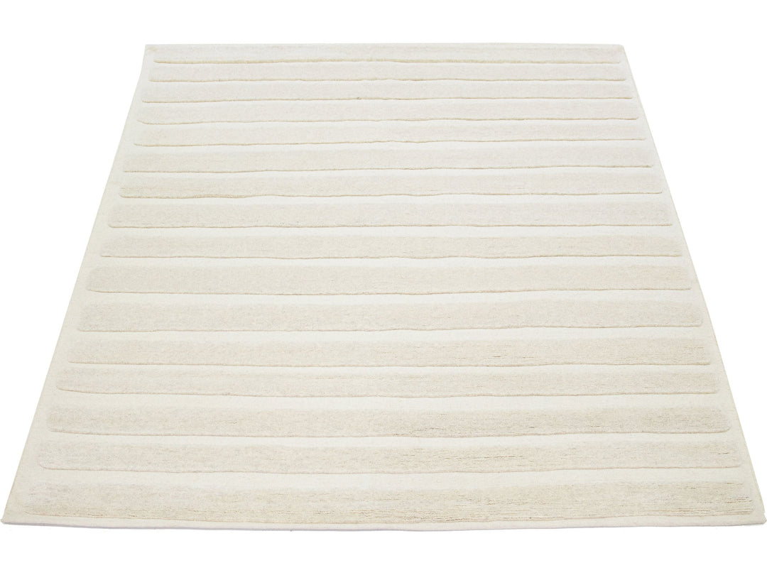Modern Safi Collection Wool Rug 8 X 10
