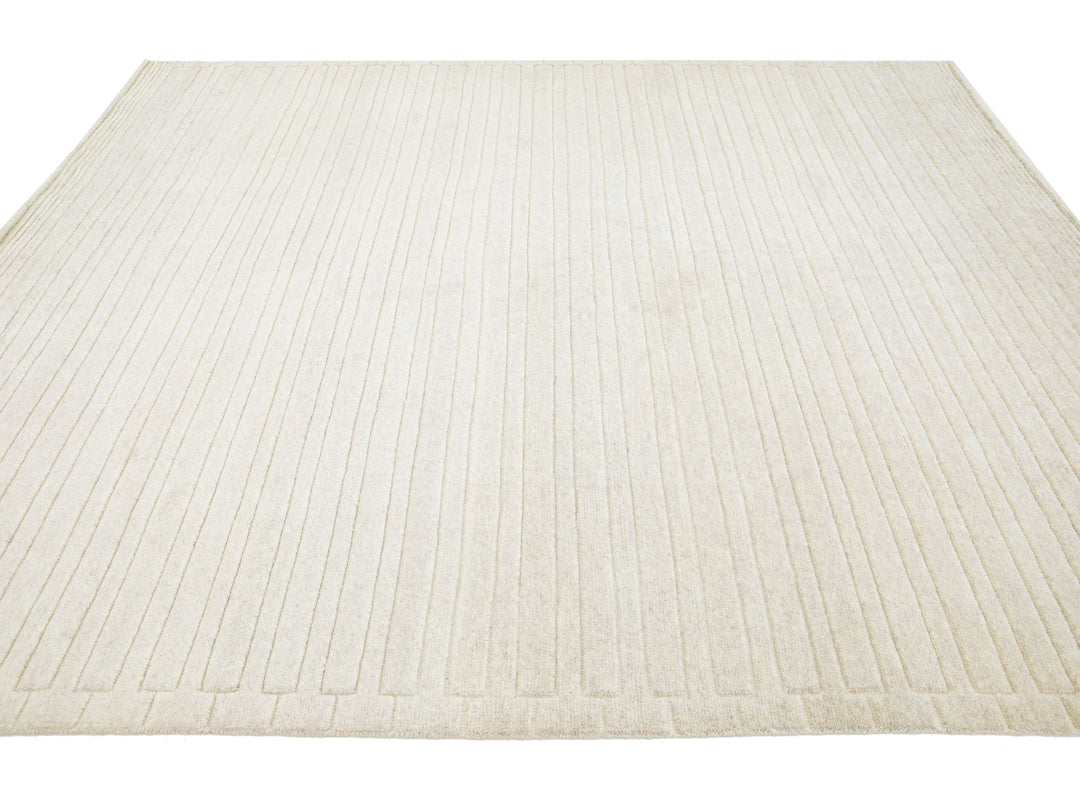 Modern Safi Collection Wool Rug 8 X 10