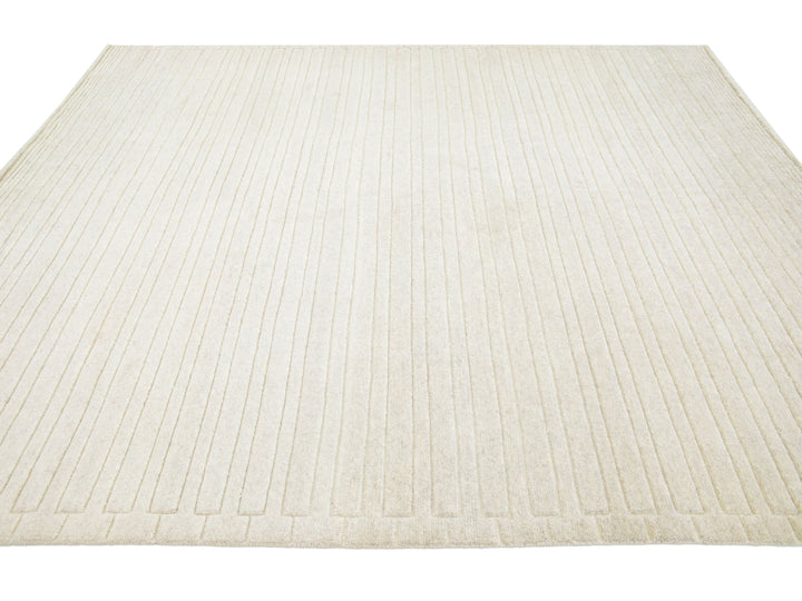 Modern Safi Collection Wool Rug 8 X 10