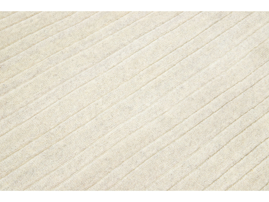 Modern Safi Collection Wool Rug 8 X 10